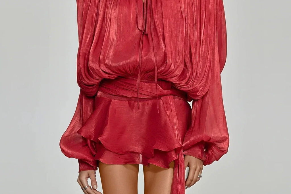 Ruby Riem- Silk mini Dress