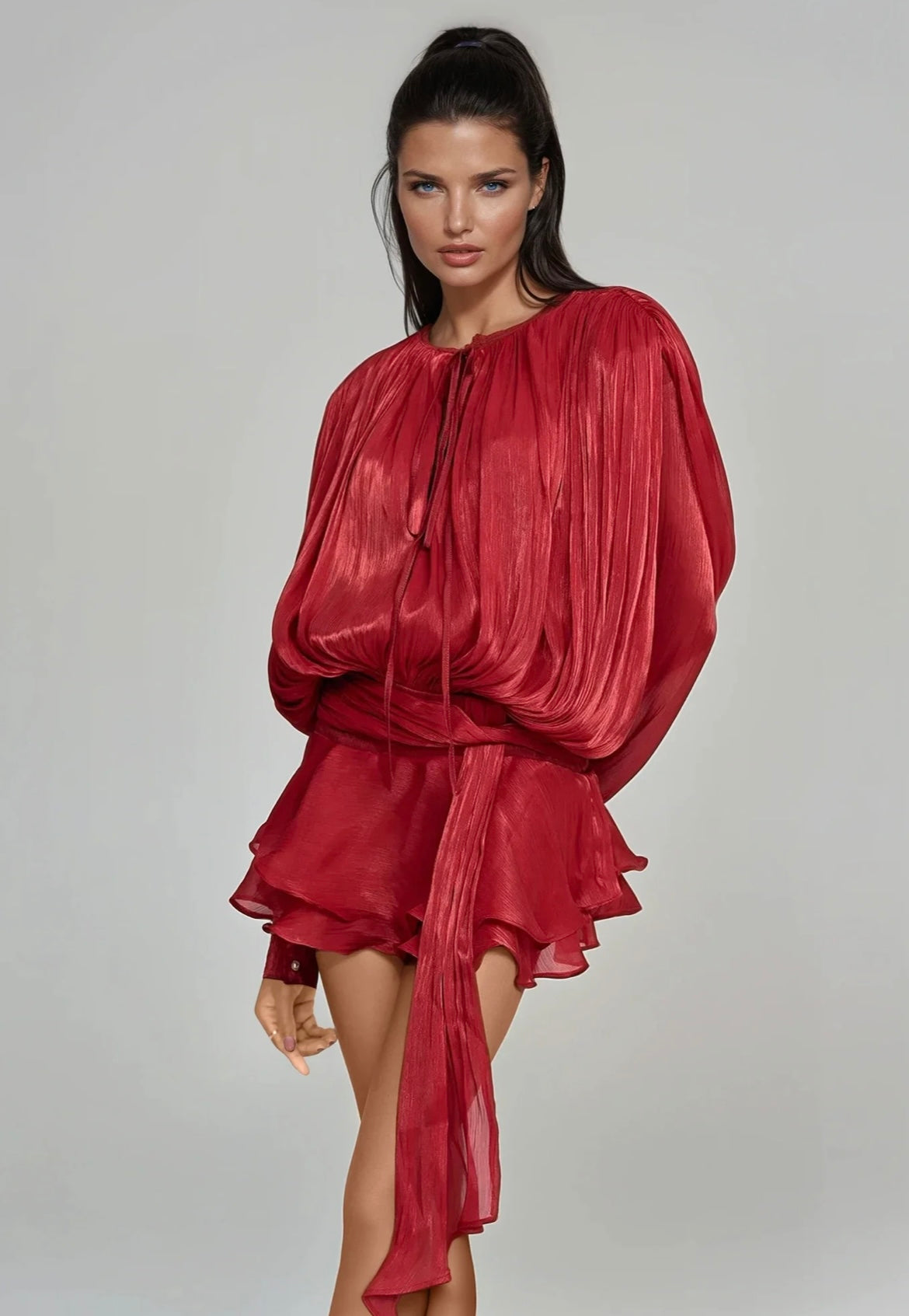 Ruby Riem- Silk mini Dress