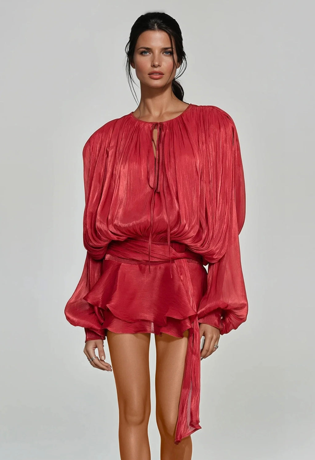 Ruby Riem- Silk mini Dress