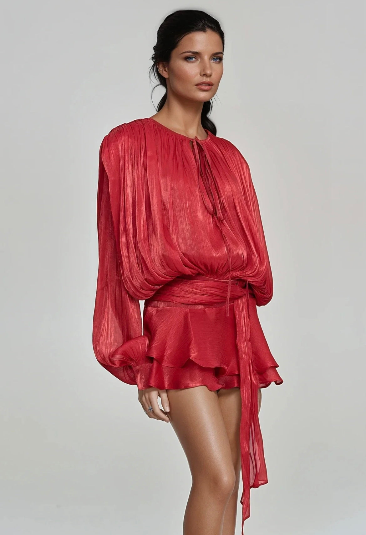 Ruby Riem- Silk mini Dress