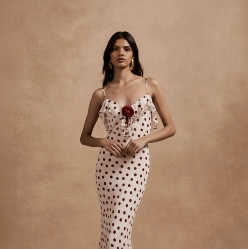 The Rosetta Polka Gown