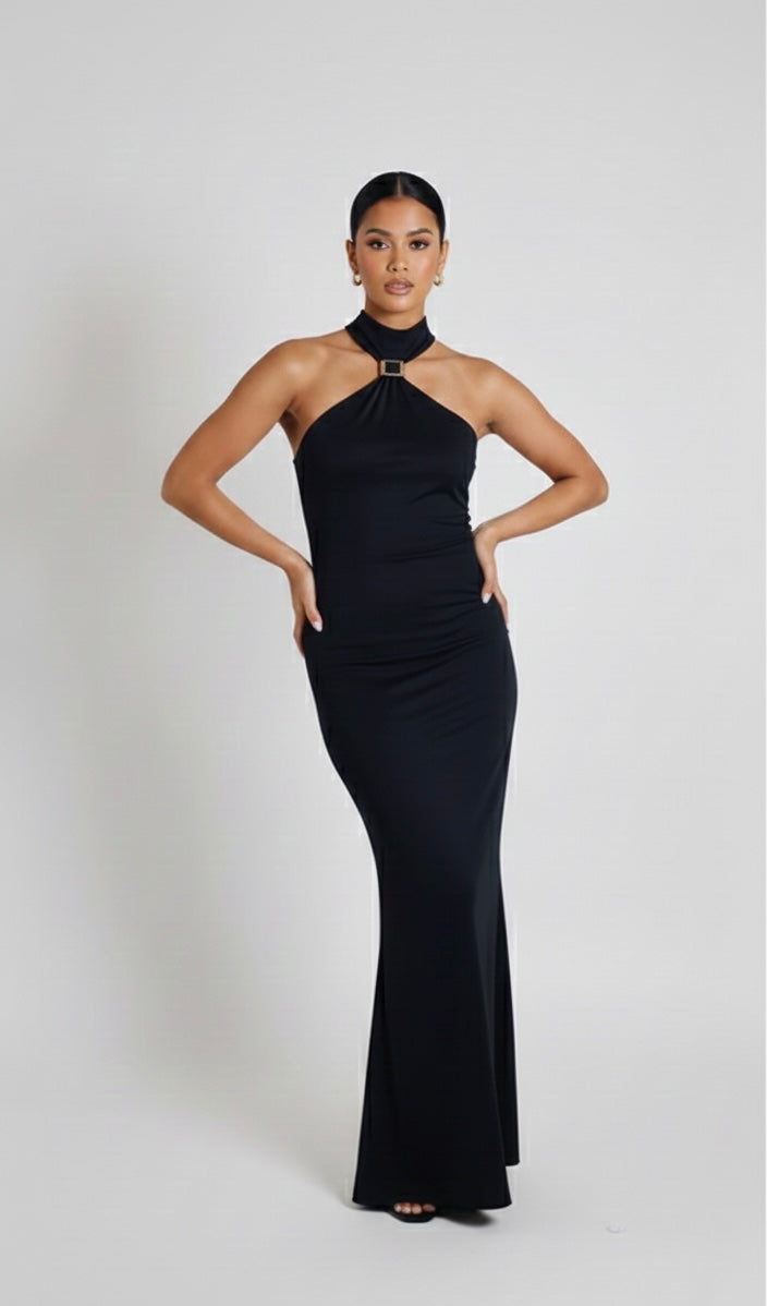 The Solène Halter Gown