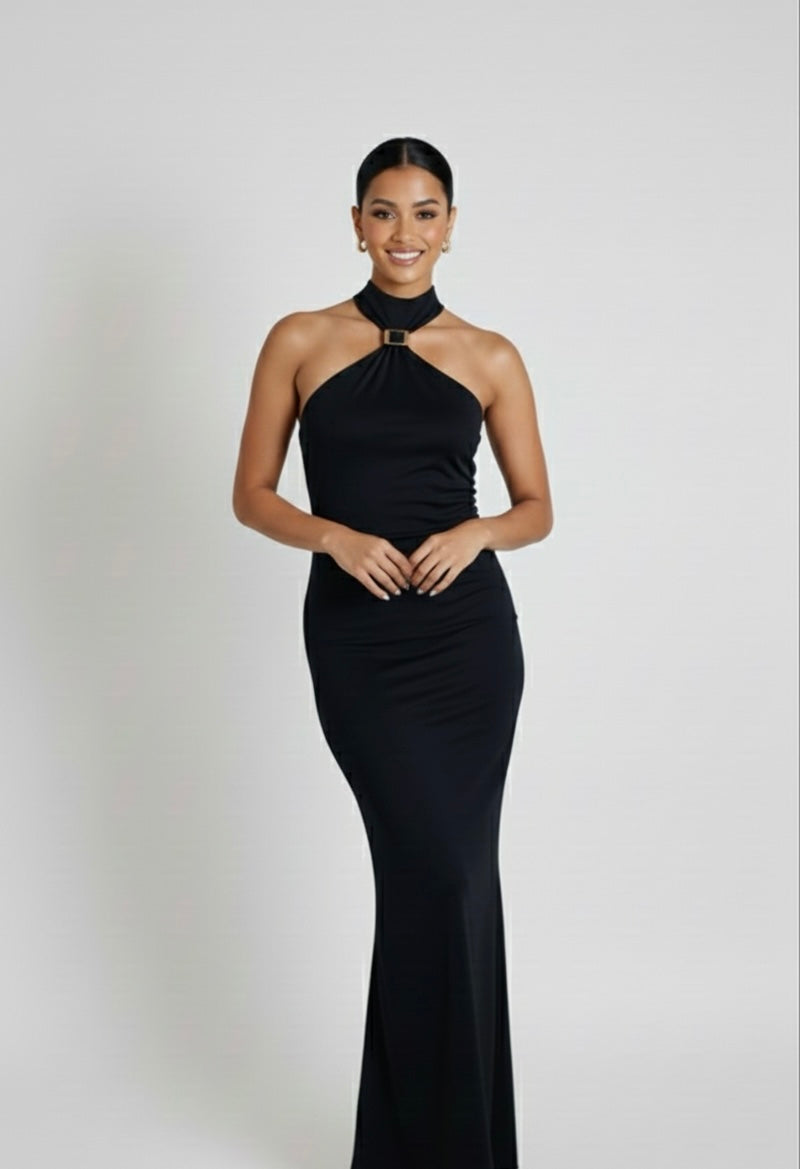 The Solène Halter Gown